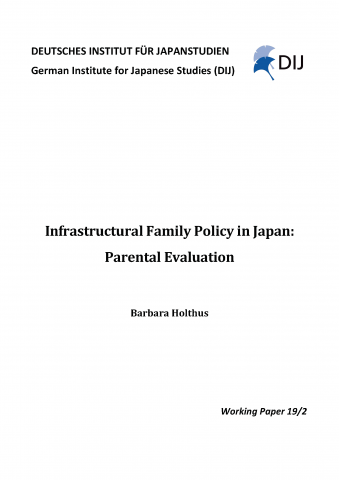 Infrastructural Family Policy in Japan: Parental Evaluation