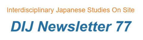 DIJ Newsletter 77, Autumn 2024