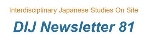 DIJ Newsletter 81, Autumn 2025
